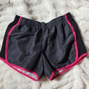 Danskin Now Black Shorts with Pink Trim